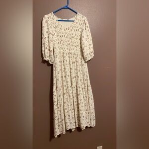 Inherit Clothing Company elegant floral smocked dress